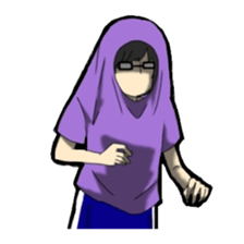 High school girl sticker #566706