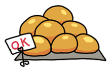 Dream king of croissant sticker #566970