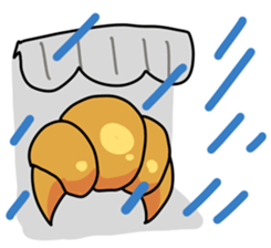 Dream king of croissant sticker #566978
