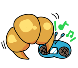 Dream king of croissant sticker #566992