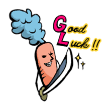 Usasabi and Carrot Samurai sticker #567041