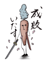Usasabi and Carrot Samurai sticker #567047