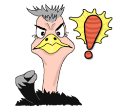 Aisu the Ostrich sticker #567080