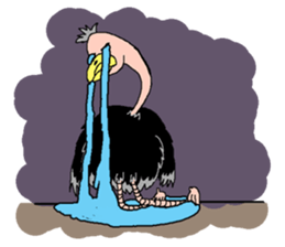 Aisu the Ostrich sticker #567082