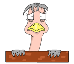 Aisu the Ostrich sticker #567083