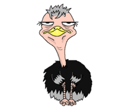 Aisu the Ostrich sticker #567085