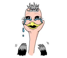 Aisu the Ostrich sticker #567087