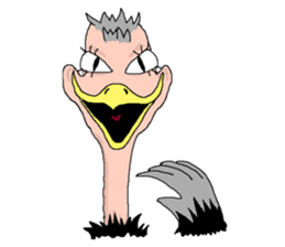 Aisu the Ostrich sticker #567089
