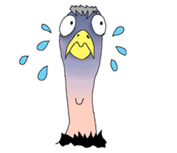 Aisu the Ostrich sticker #567094