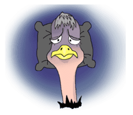 Aisu the Ostrich sticker #567102