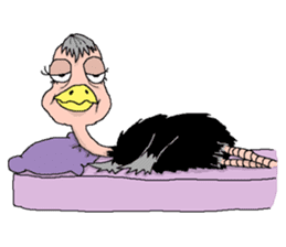 Aisu the Ostrich sticker #567105