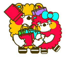 Fashionable bear sticker #567877