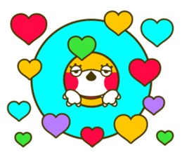 Fashionable bear sticker #567879