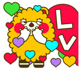 Fashionable bear sticker #567886