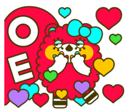 Fashionable bear sticker #567887