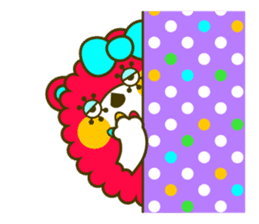 Fashionable bear sticker #567888