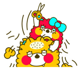 Fashionable bear sticker #567891