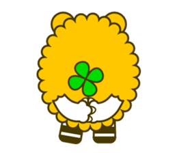 Fashionable bear sticker #567896