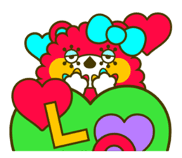 Fashionable bear sticker #567901