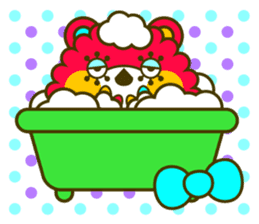 Fashionable bear sticker #567902