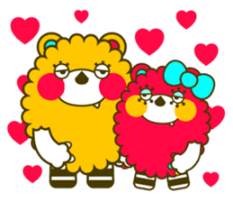 Fashionable bear sticker #567906