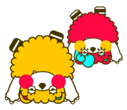 Fashionable bear sticker #567913