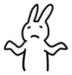 My bunny is so cute. sticker #568040