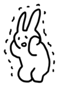My bunny is so cute. sticker #568042