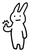 My bunny is so cute. sticker #568049