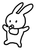 My bunny is so cute. sticker #568059