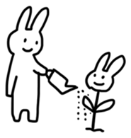 My bunny is so cute. sticker #568063