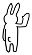 My bunny is so cute. sticker #568069