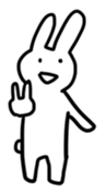 My bunny is so cute. sticker #568071