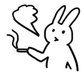 My bunny is so cute. sticker #568072