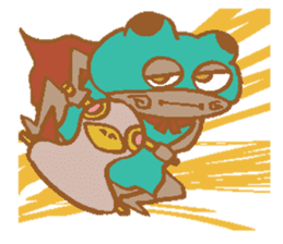 frog mask sticker #568194