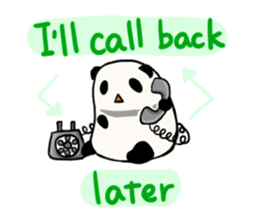 Moving Contact MochiPanda(English Ver) sticker #568319