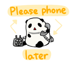 Moving Contact MochiPanda(English Ver) sticker #568320