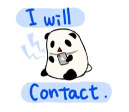 Moving Contact MochiPanda(English Ver) sticker #568324