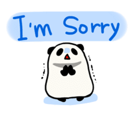 Moving Contact MochiPanda(English Ver) sticker #568326