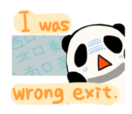 Moving Contact MochiPanda(English Ver) sticker #568333