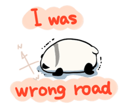 Moving Contact MochiPanda(English Ver) sticker #568336