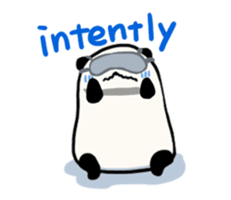 Moving Contact MochiPanda(English Ver) sticker #568344