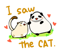 Moving Contact MochiPanda(English Ver) sticker #568348