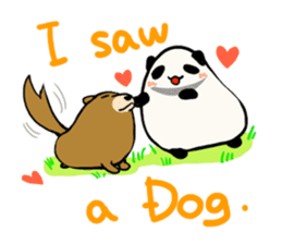 Moving Contact MochiPanda(English Ver) sticker #568349