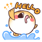 mochihugu(Small version) sticker #568474