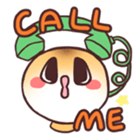 mochihugu(Small version) sticker #568480