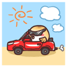 mochihugu(Small version) sticker #568501