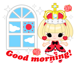 Queen and rabbit sticker #569314