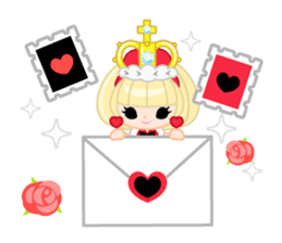 Queen and rabbit sticker #569317