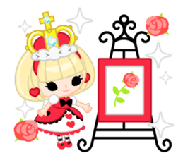 Queen and rabbit sticker #569328